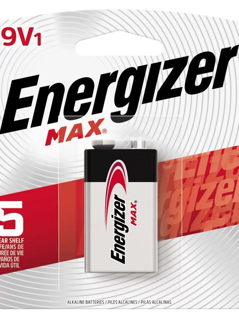 Gentec Energizer Max 9v Blister Pack