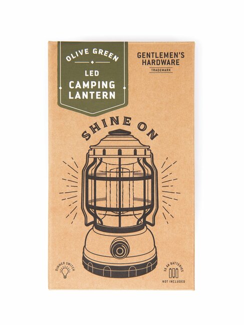 Gentlemen's Hardware Camping Lantern Olive Green