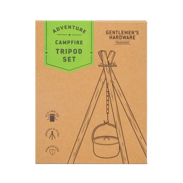 Gentlemen's Hardware Campfire Tri Pod Set