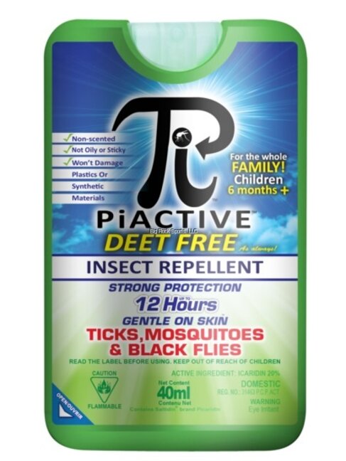 Big Rock Sports Piactive Insect Repellent 40ml Wallet Size Deet Free