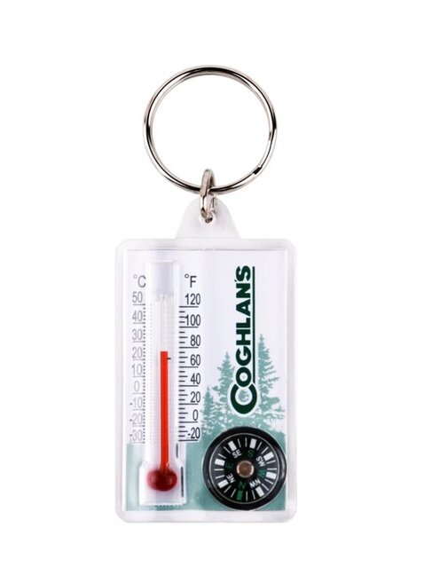 Coghlans Thermometer/Compass zipper Pull