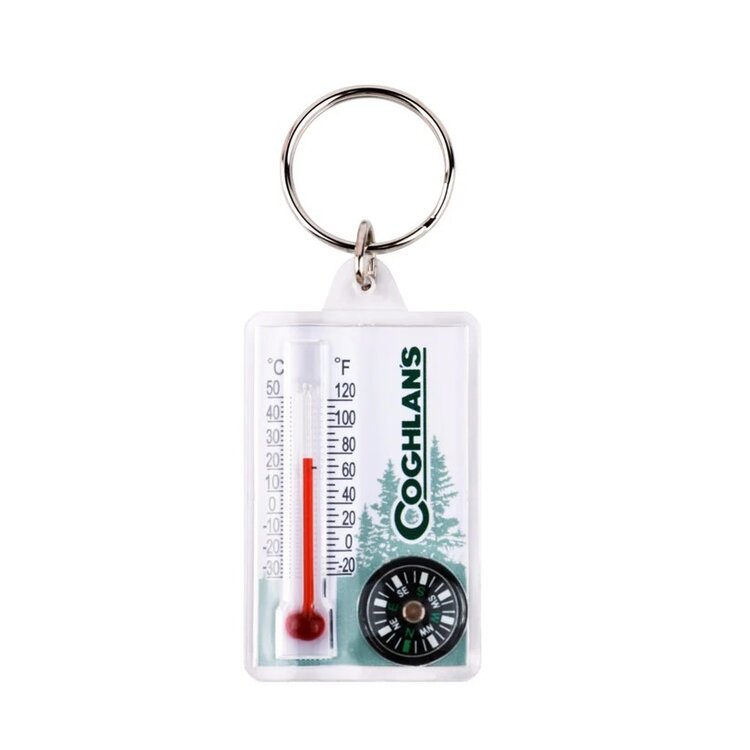 Coghlans Thermometer/Compass zipper Pull