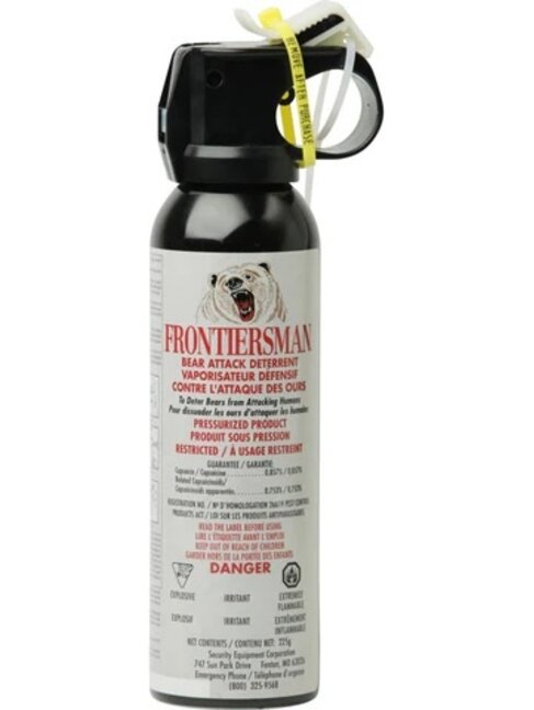 Kodiak 225g Frontiersman Bear Attack Deterrent w/glow in the dark safety