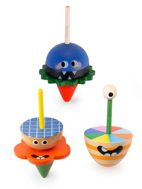 KIKKERLAND Dizzy Monster Spinning Top