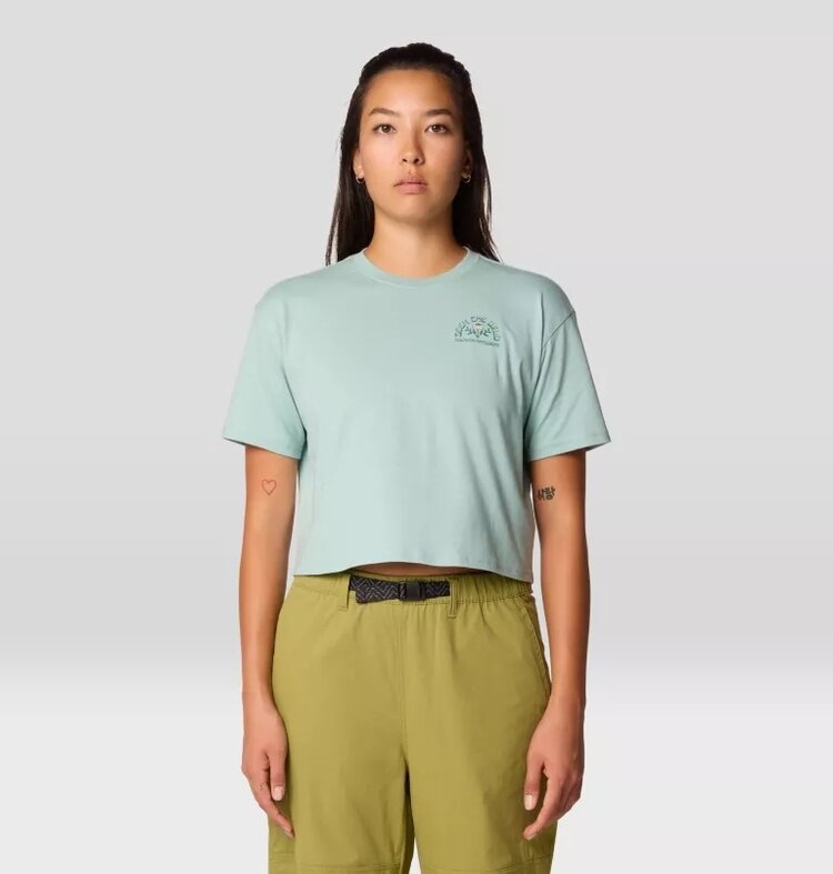 Mountain Hardwear Seek Floral Boxy Crop Short Sleeve Women's