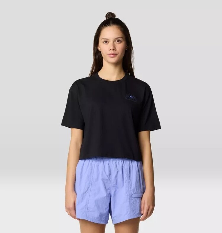 Mountain Hardwear Seek Floral Boxy Crop Short Sleeve Women's