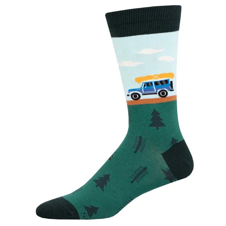 Sock Smith Men's Graphic Cotton Crew