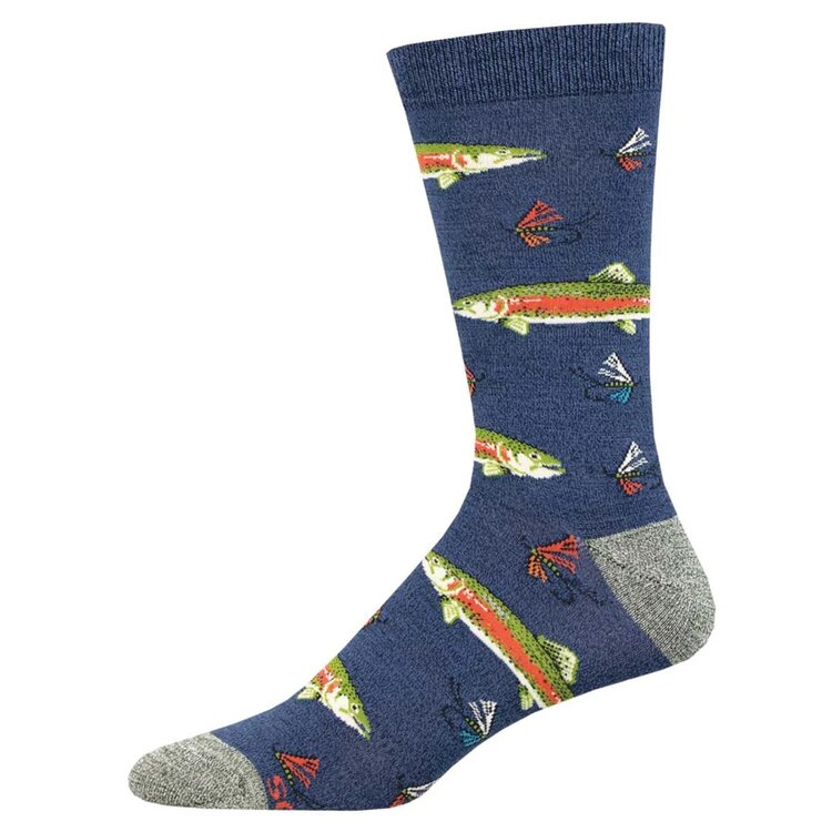 Sock Smith Men's Graphic Bamboo Crew