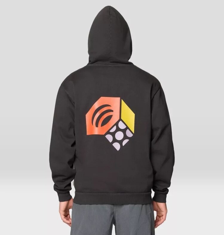 Mountain Hardwear Men's Tri Color Logo Garment Dyed Hoody