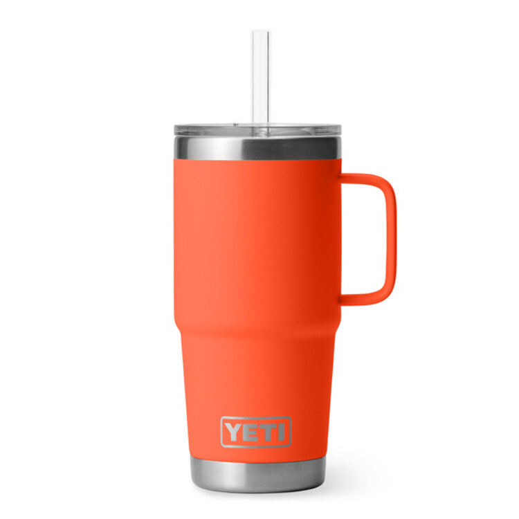 Yeti Rambler 25oz Straw Mug
