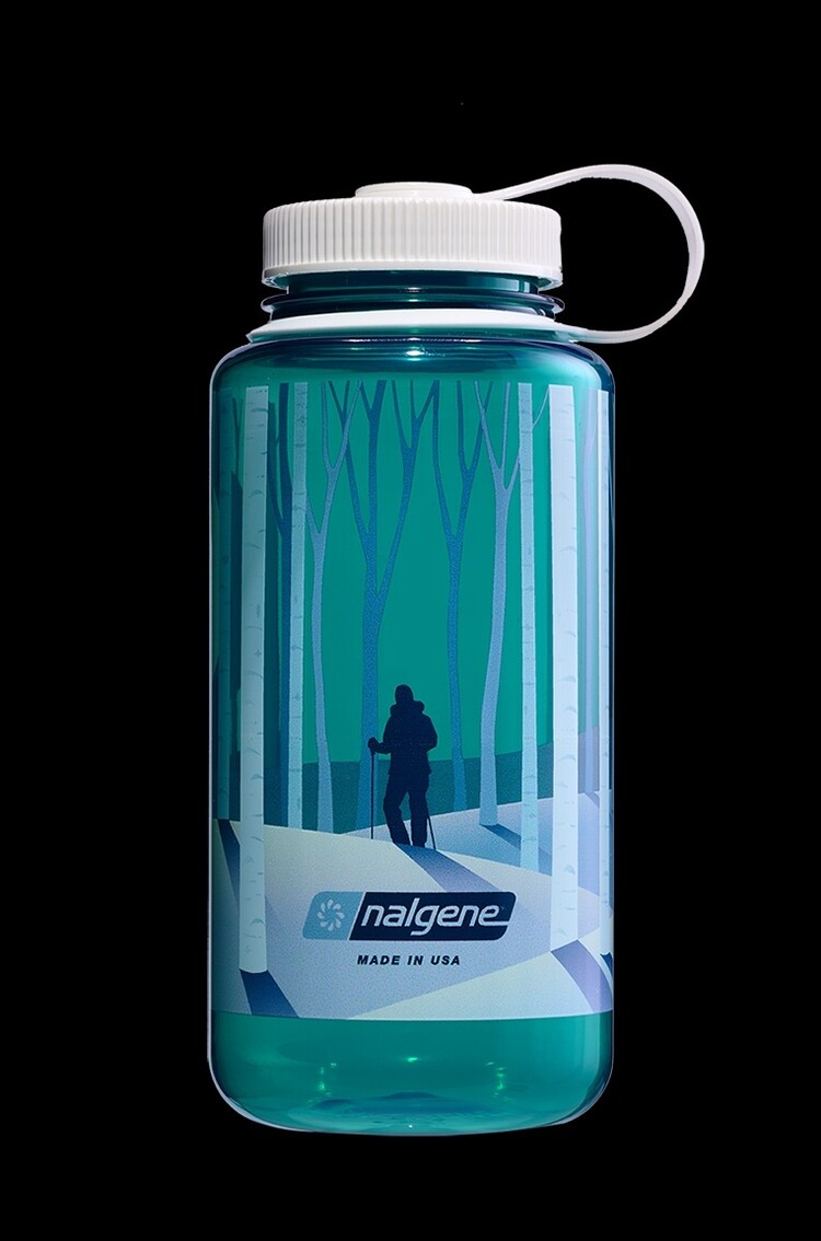 Red Pine Nalgene Landscape 32oz Wide Mouth Bottle
