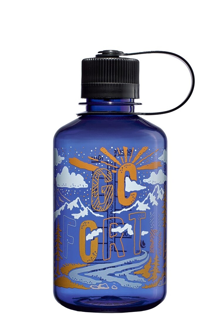 Red Pine Nalgene 16oz Outdoor Narrow Mouth Bottle