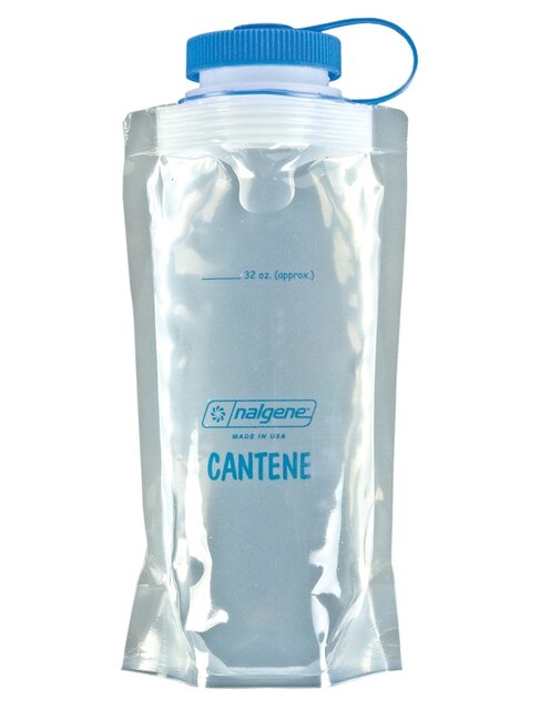 Red Pine Nalgene 96oz Clear Wide Mouth Canteen