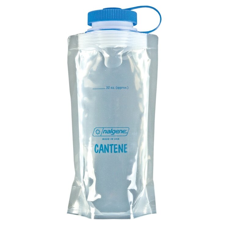 Red Pine Nalgene 96oz Clear Wide Mouth Canteen