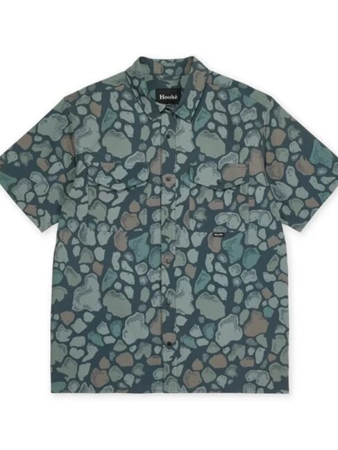 Hooke Men's River Camo Short Sleeve Shirt