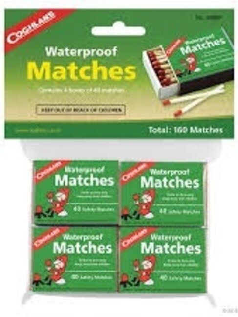 Coghlans Water Proof Matches 4-pack