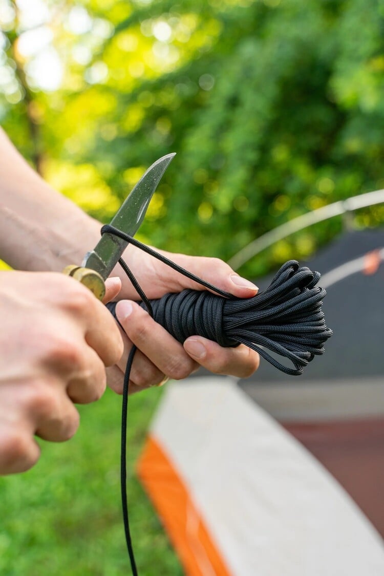 Coghlans Black Paracord 50'