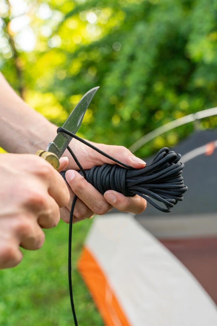 Coghlans Black Paracord 100'