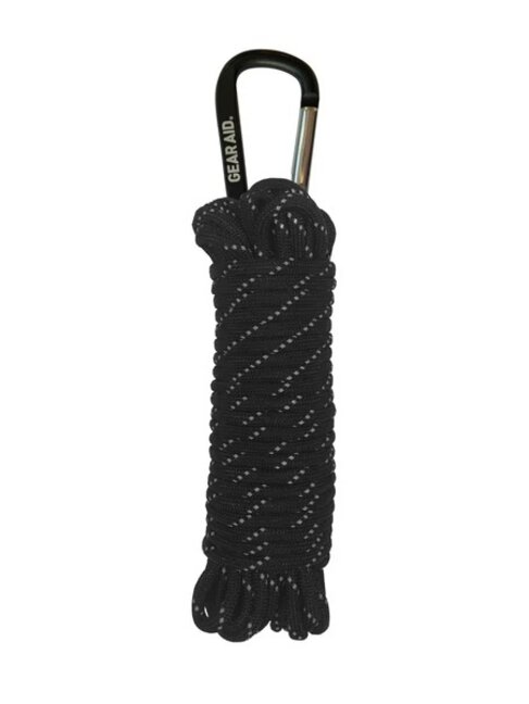 Coghlans Black reflective paracord 30'