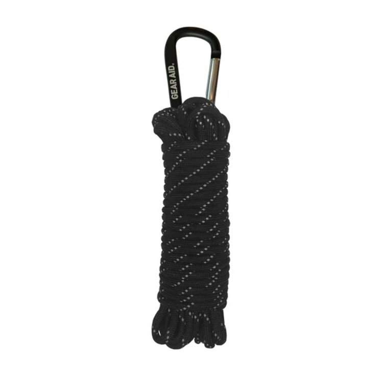 Coghlans Black reflective paracord 30'