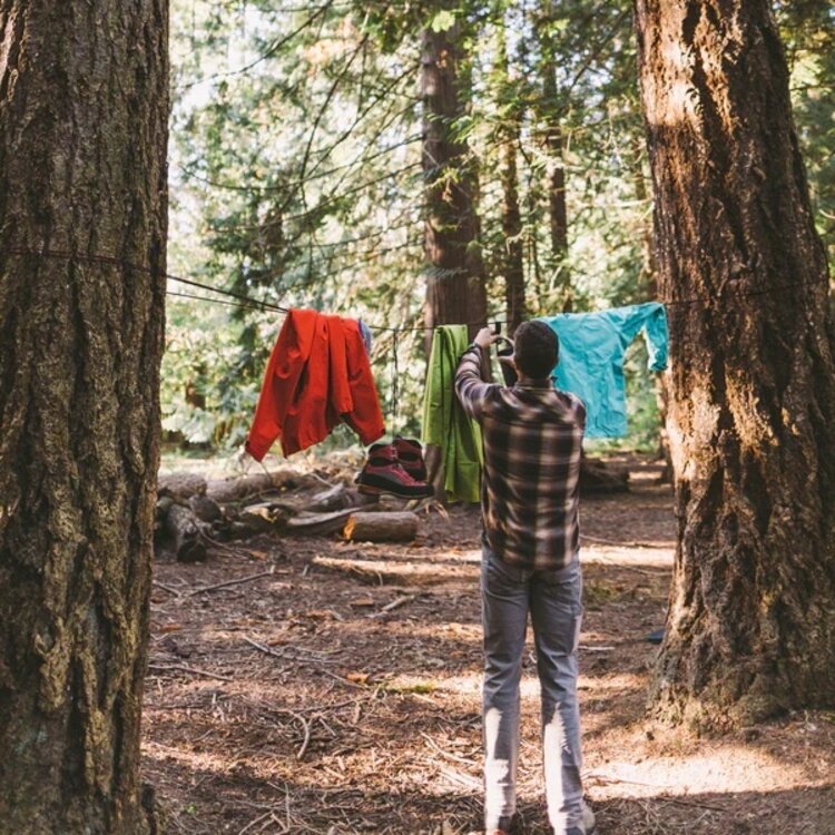 Coghlans Black reflective paracord 30'