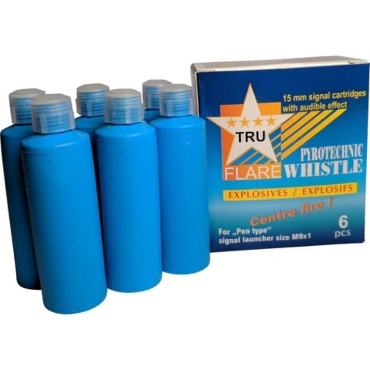 Kodiak Box of 6 15mm Pyrotechnic Whistle