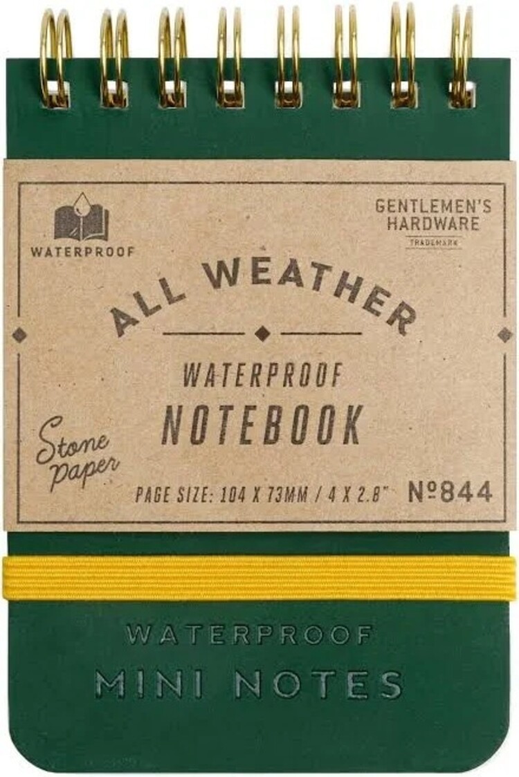 Gentlemen's Hardware Pocket Waterproof Note Book