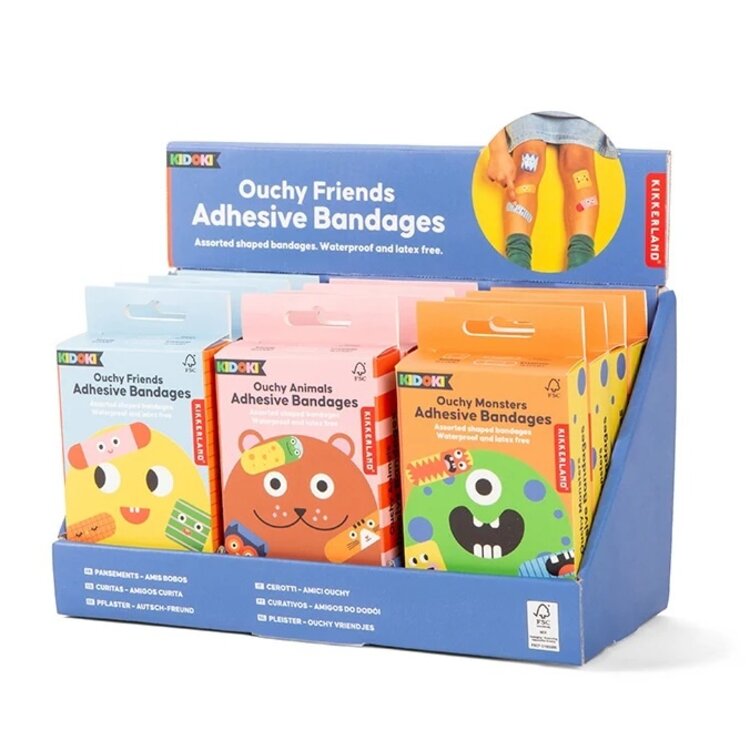 KIKKERLAND Ouchy Friends Adhesive Bandages