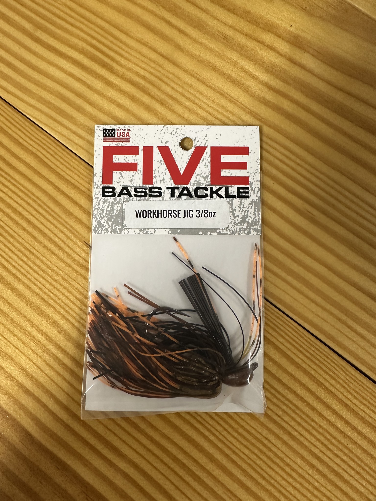 FIVE BASS TACKLE WORKHORSE JIG Rugged Shoal Outfitters