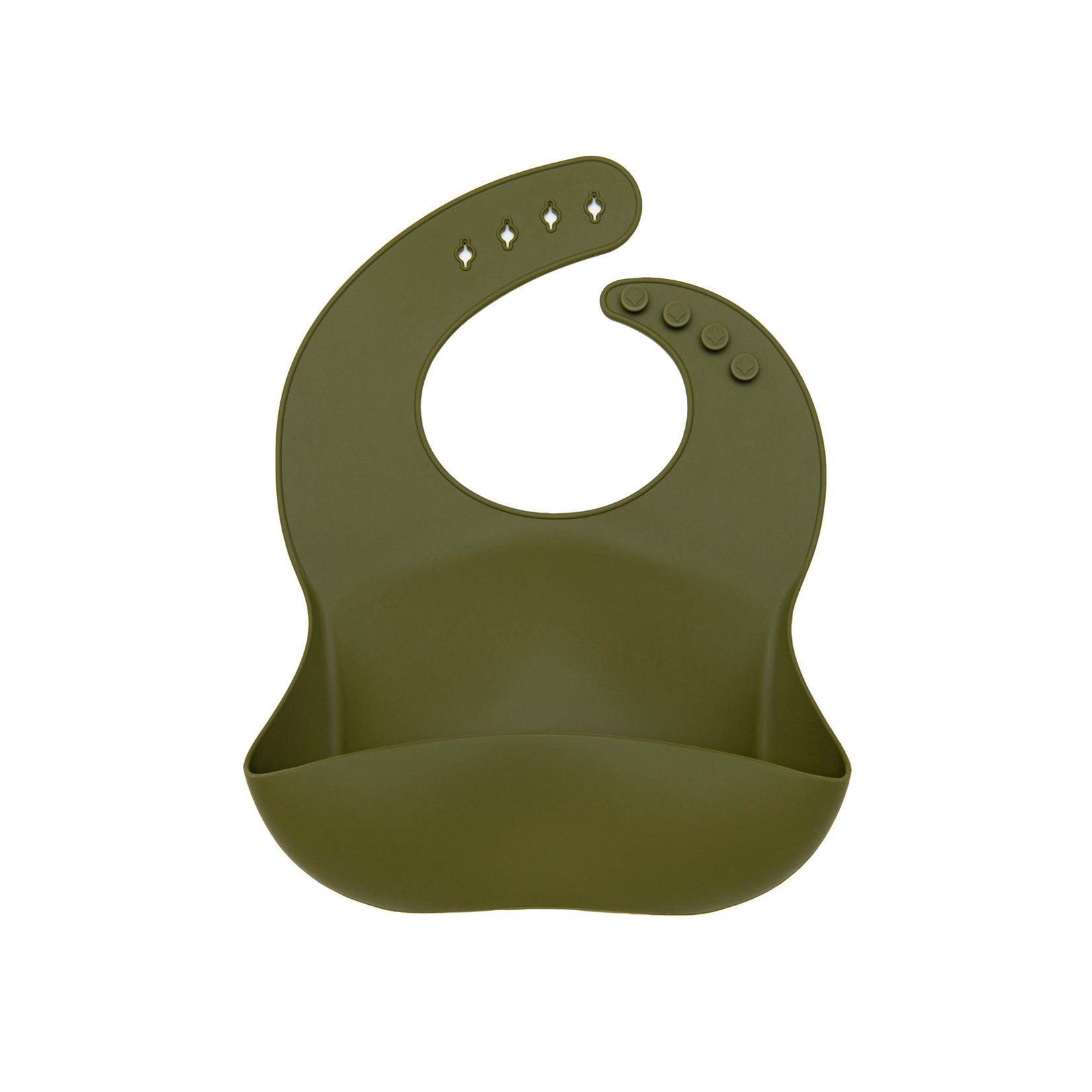 LOULOU LOLLIPOP LOULOU LOLLIPOP SILICONE BIB - SOLID