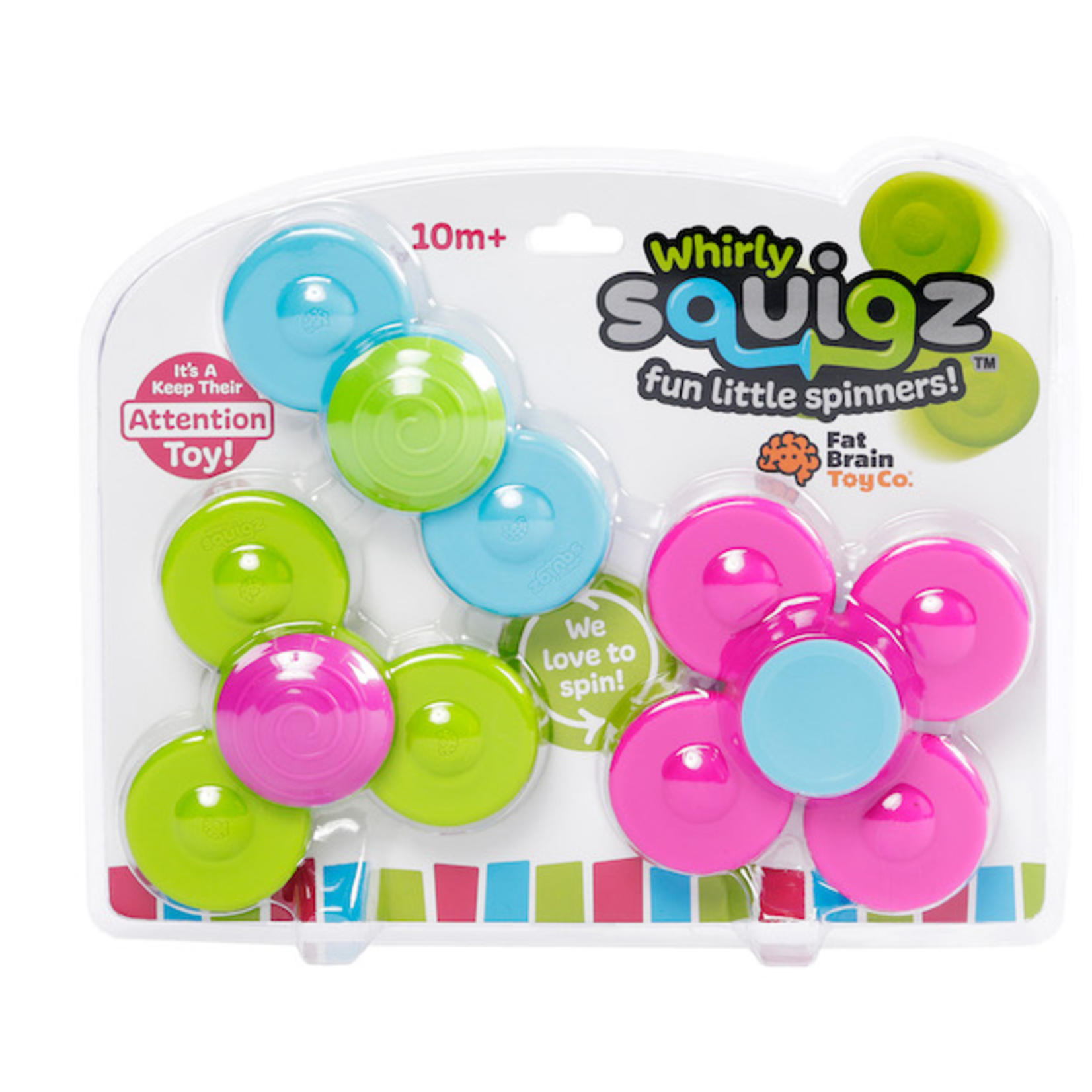 FAT BRAIN TOYS WHIRLY SQUIGZ
