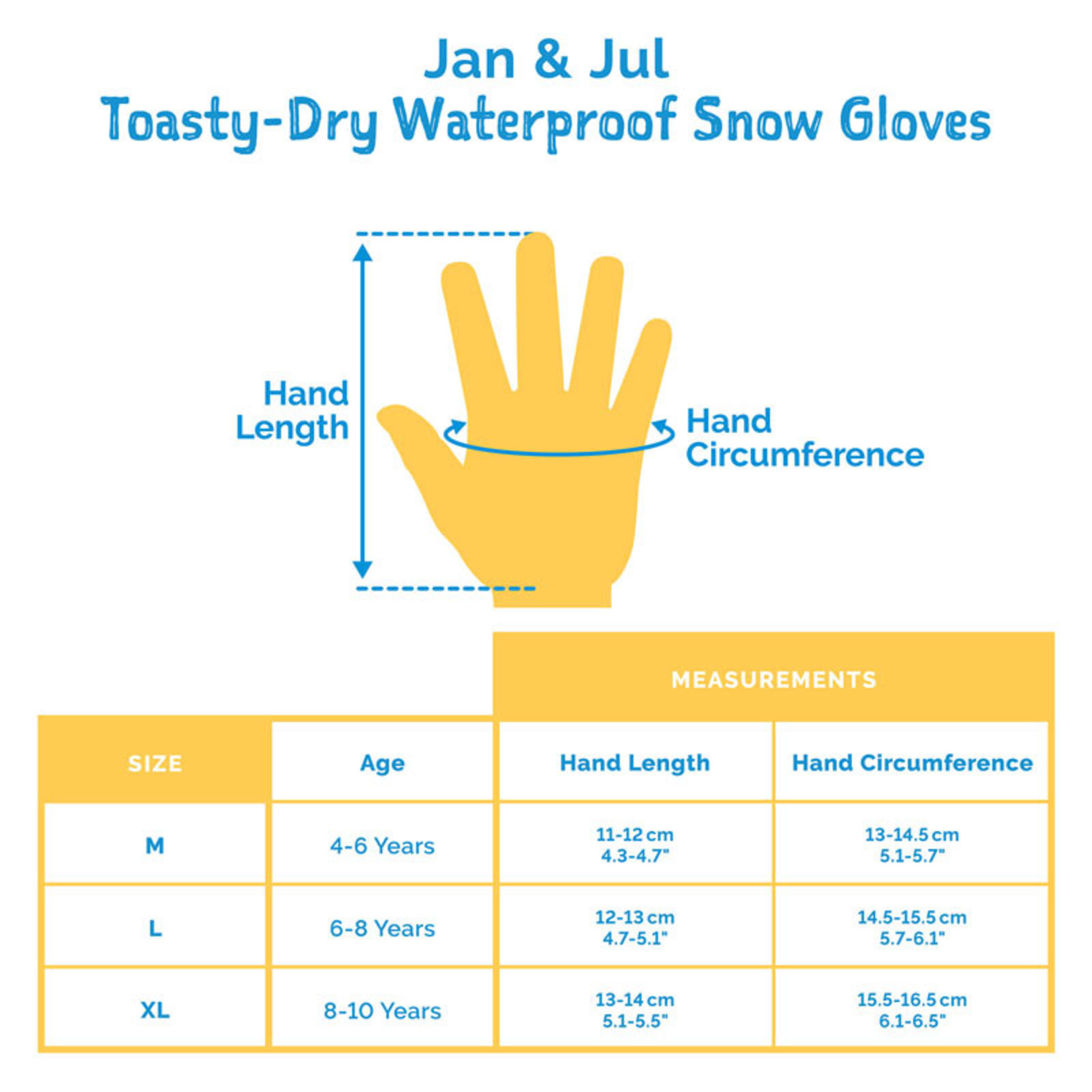 JAN & JUL JAN & JUL WATERPROOF SNOW GLOVES