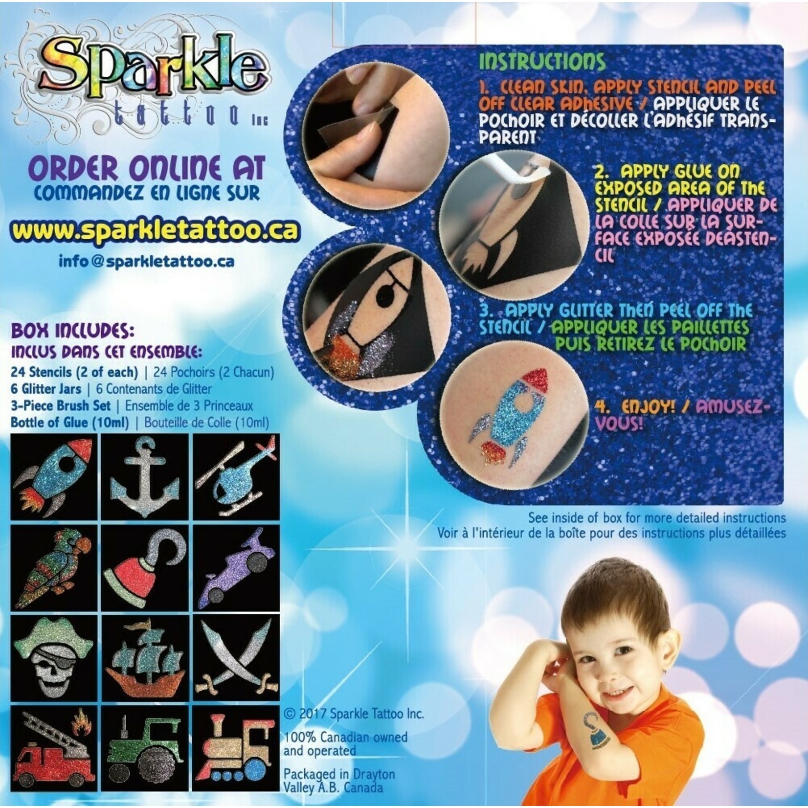 SPARKLE TATTOO SPARKLE TATTOO PARTY KIT