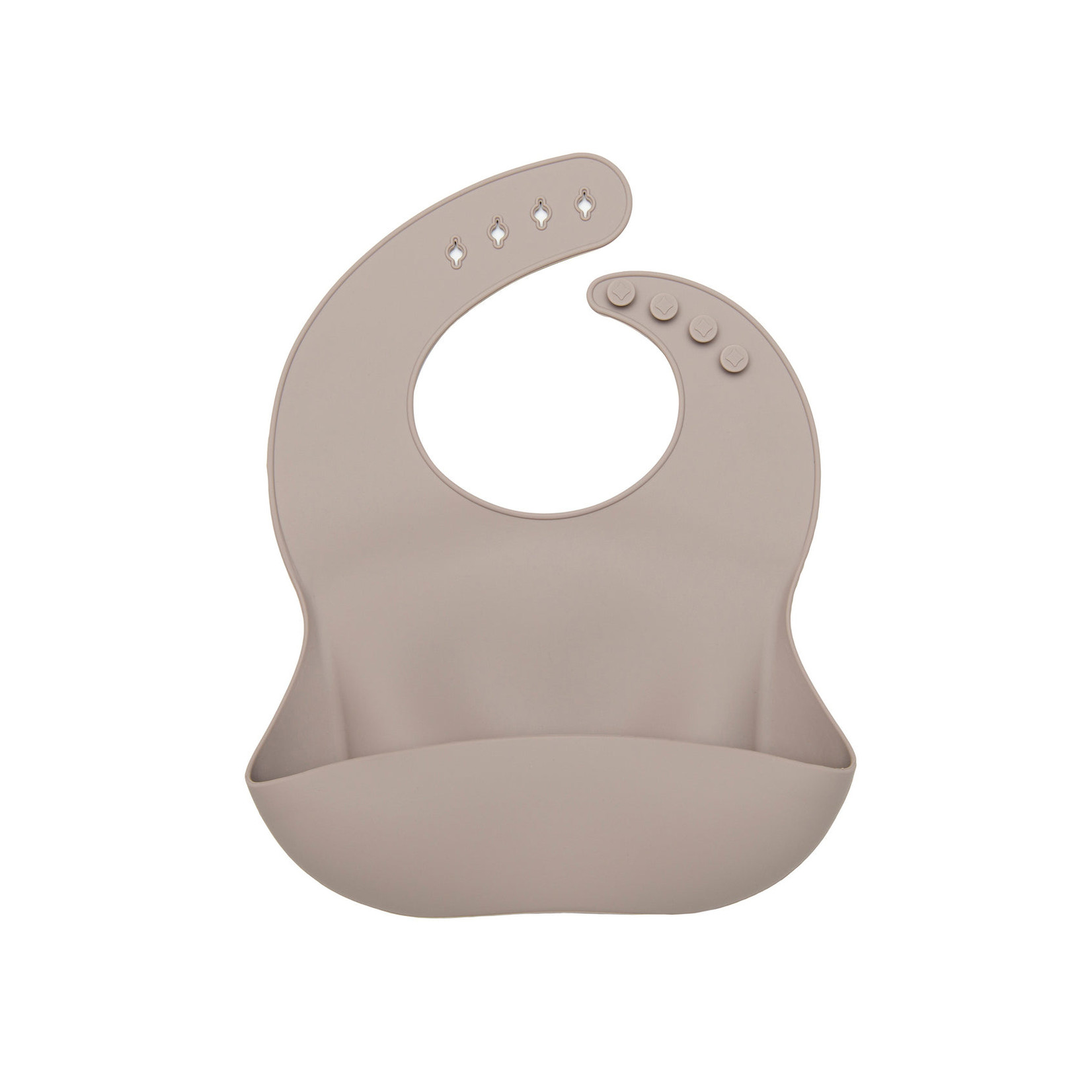 LOULOU LOLLIPOP LOULOU LOLLIPOP SILICONE BIB - SOLID