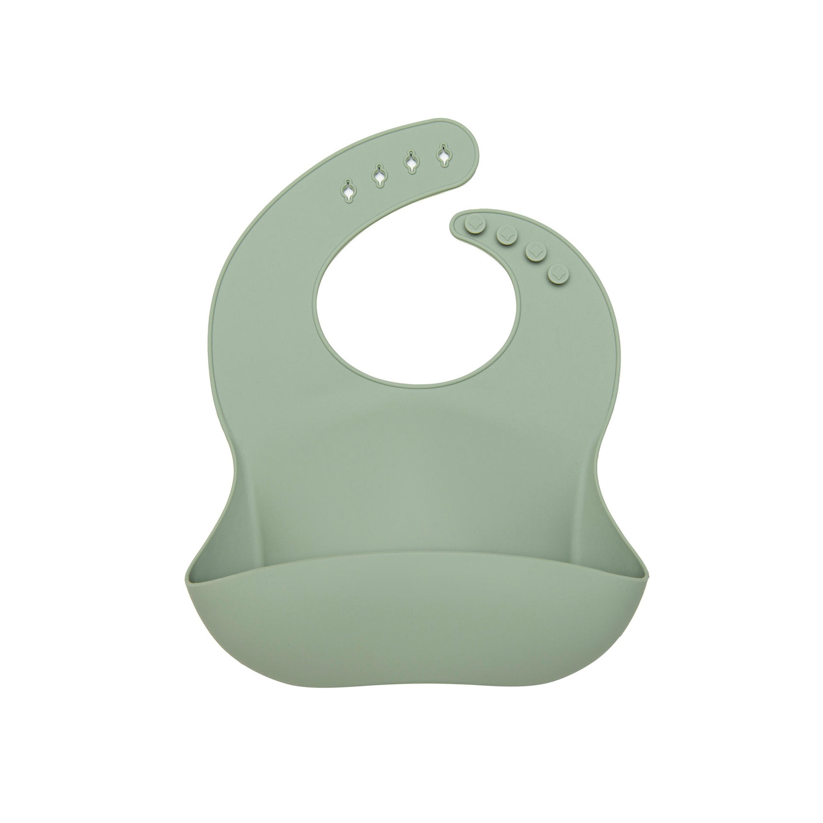 LOULOU LOLLIPOP LOULOU LOLLIPOP SILICONE BIB - SOLID