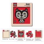 NATIVE NORTHWEST DOUBLE SIDED WOODEN PUZZLE