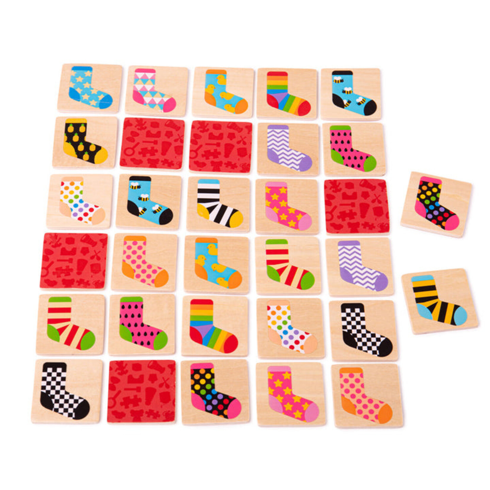 BIGJIGS BIGJIGS SOCK MEMORY GAME