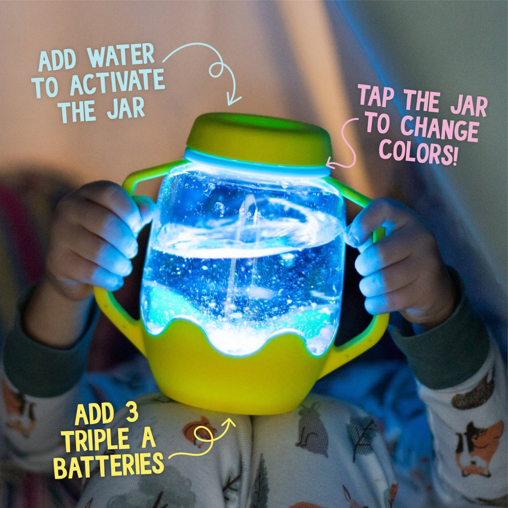 GLO PALS GLO PALS SENSORY LIGHT UP JAR