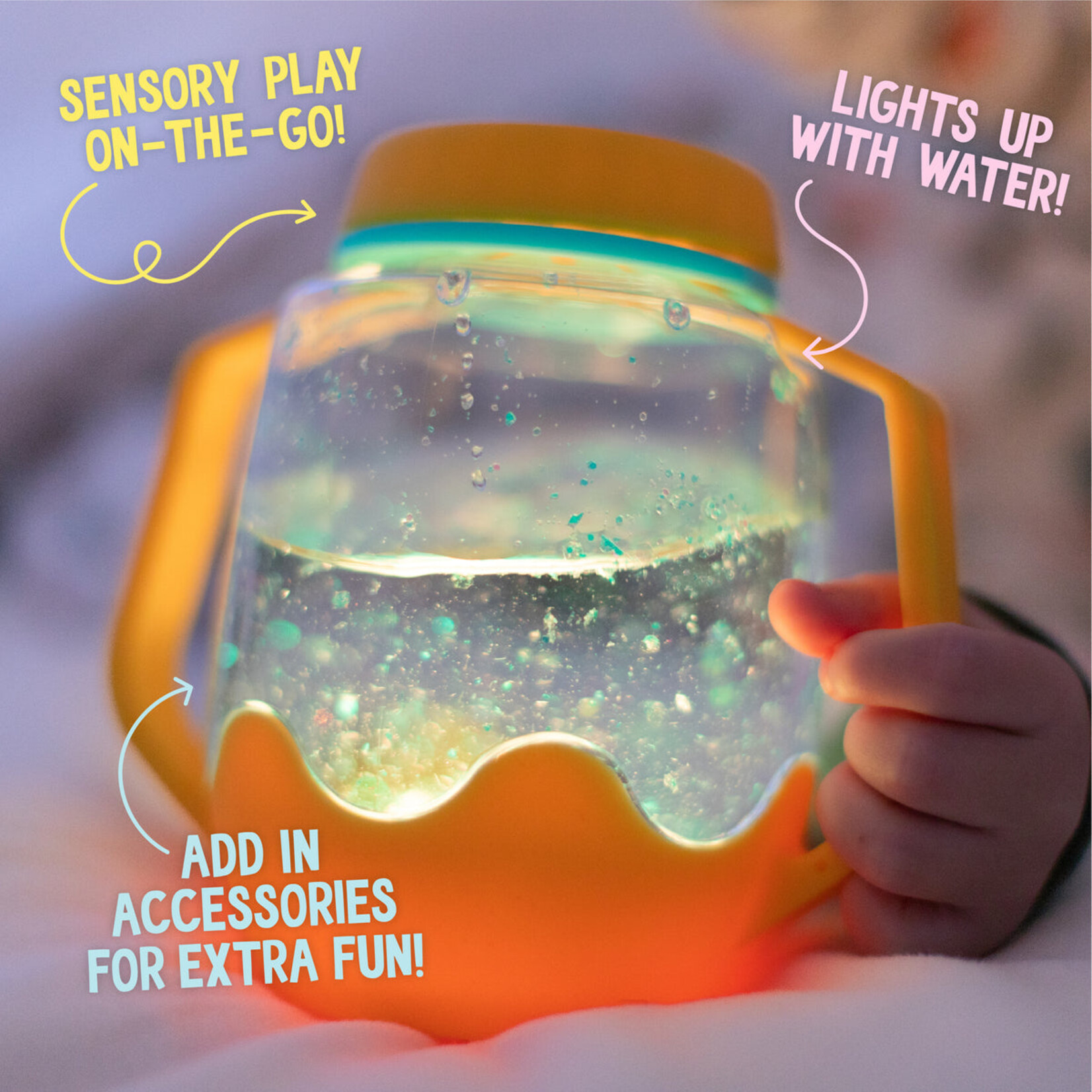 GLO PALS GLO PALS SENSORY LIGHT UP JAR