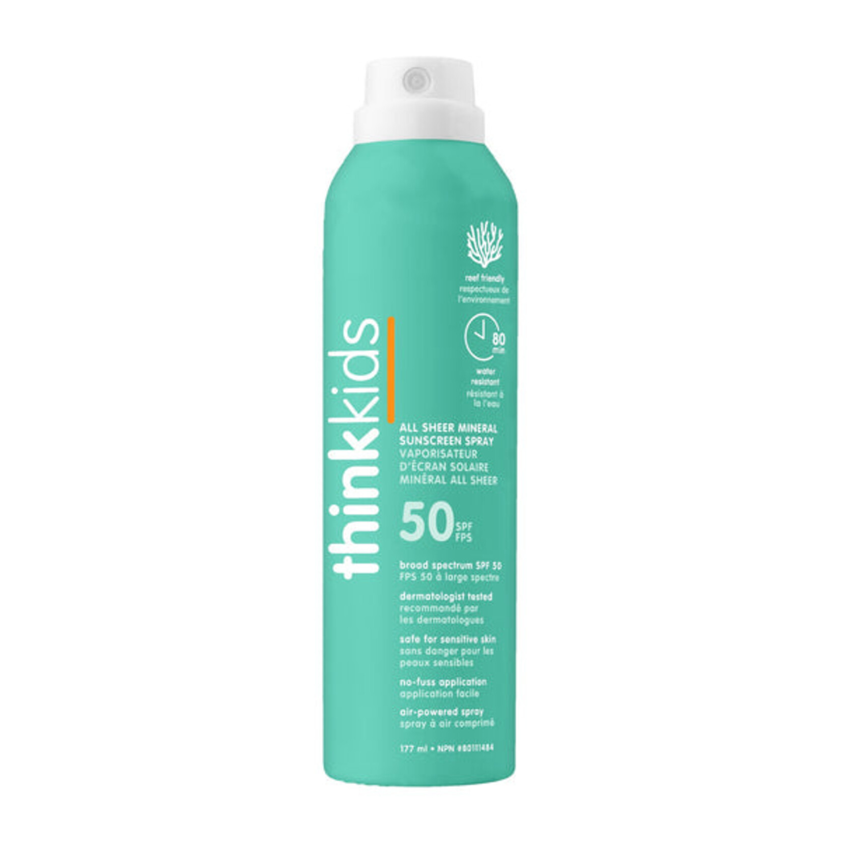 THINKKIDS THINK KIDS MINERAL SUNSCREEN SPRAY 50 SPF