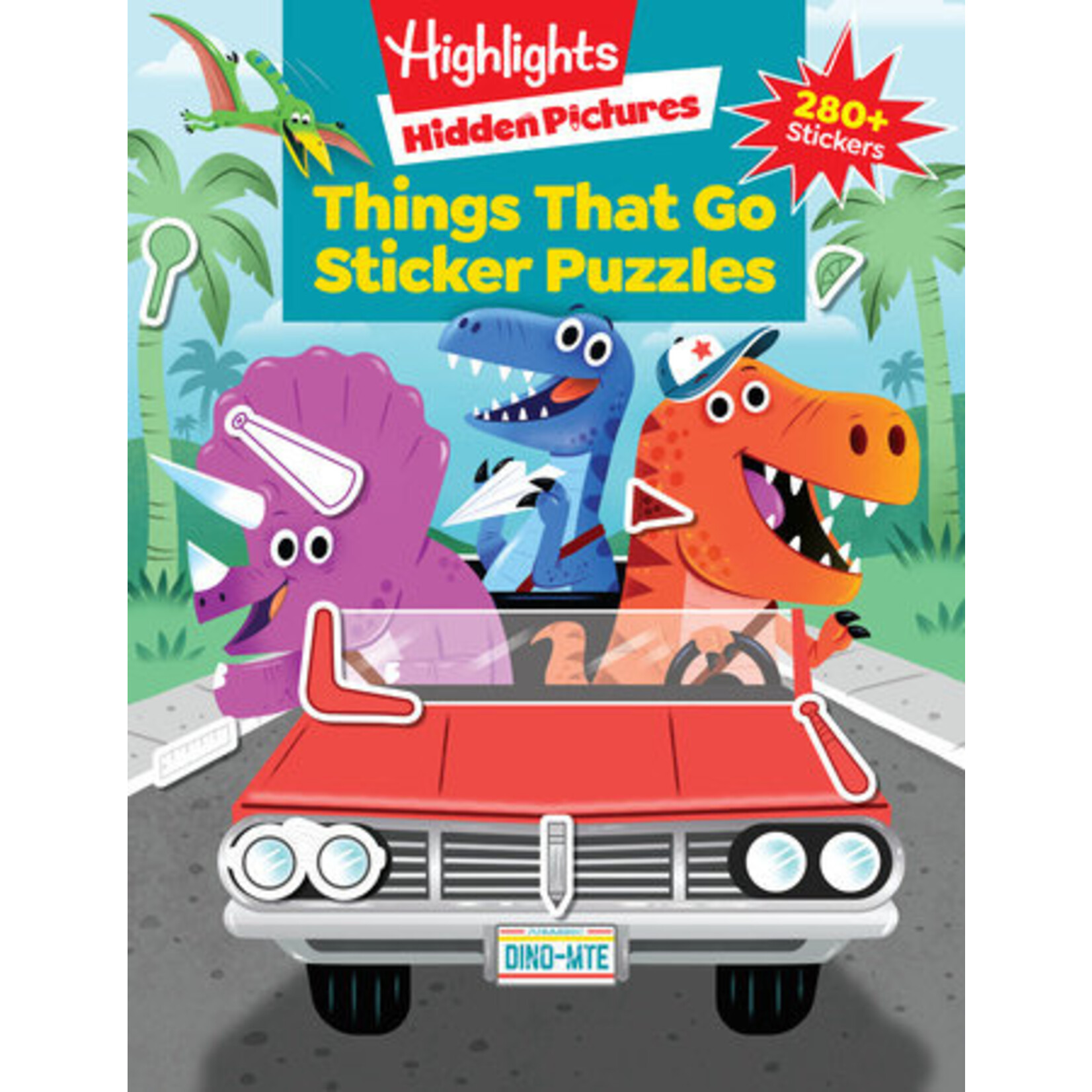 HIGHLIGHTS HIGHLIGHTS THINGS THAT GO STICKER PUZZLES