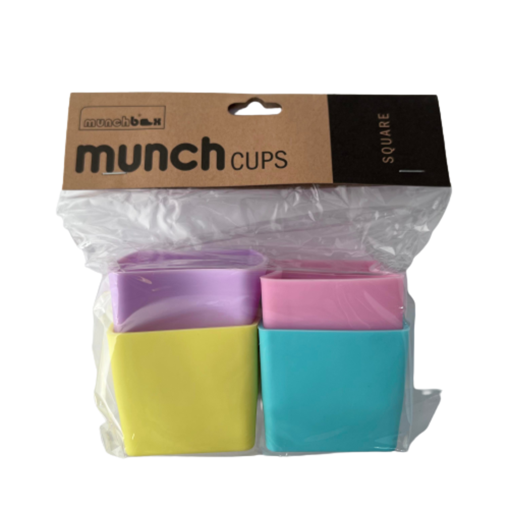 Munch Box MUNCH CUPS SQUARE CUPS - PASTELS