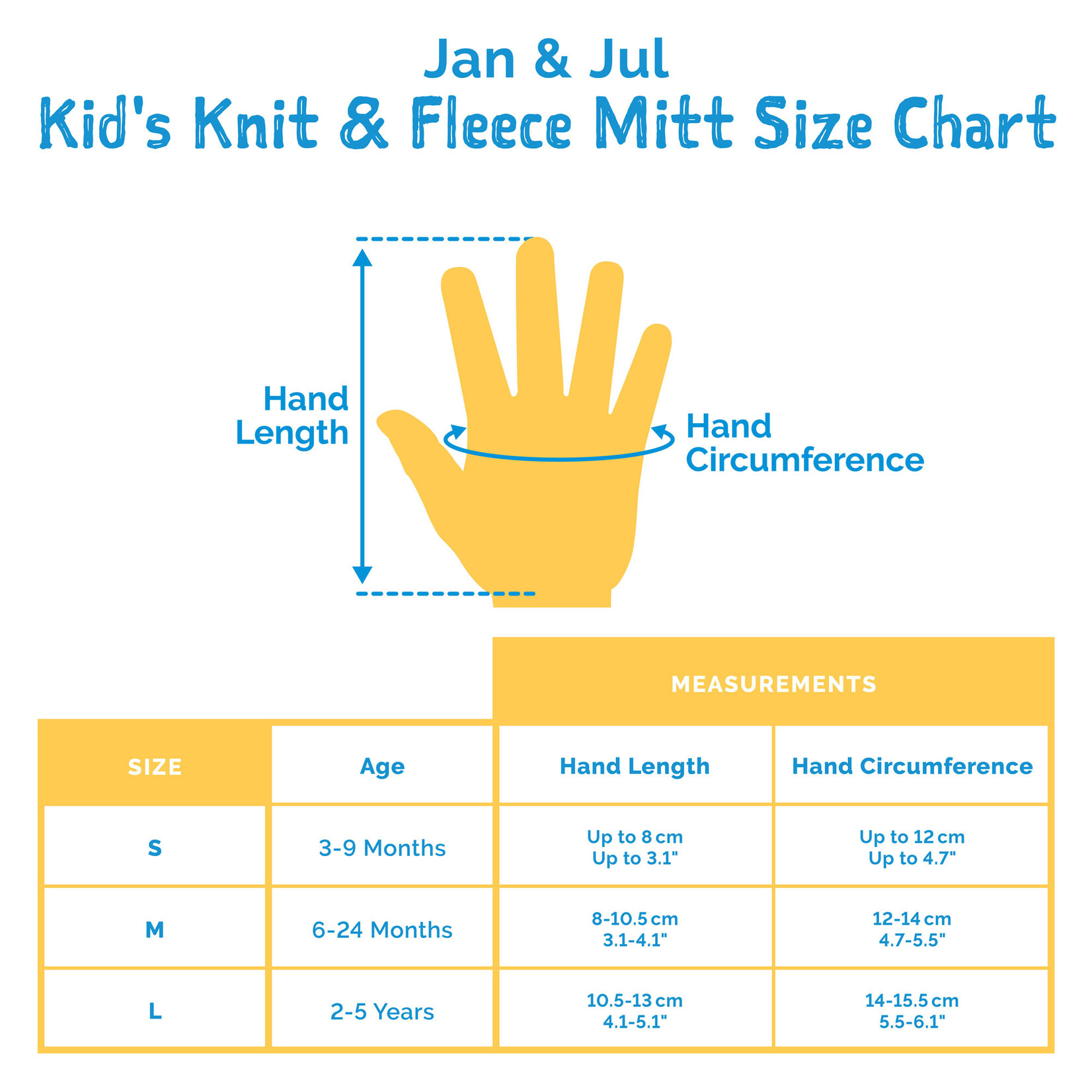 JAN & JUL JAN & JUL FLEECE MITTENS
