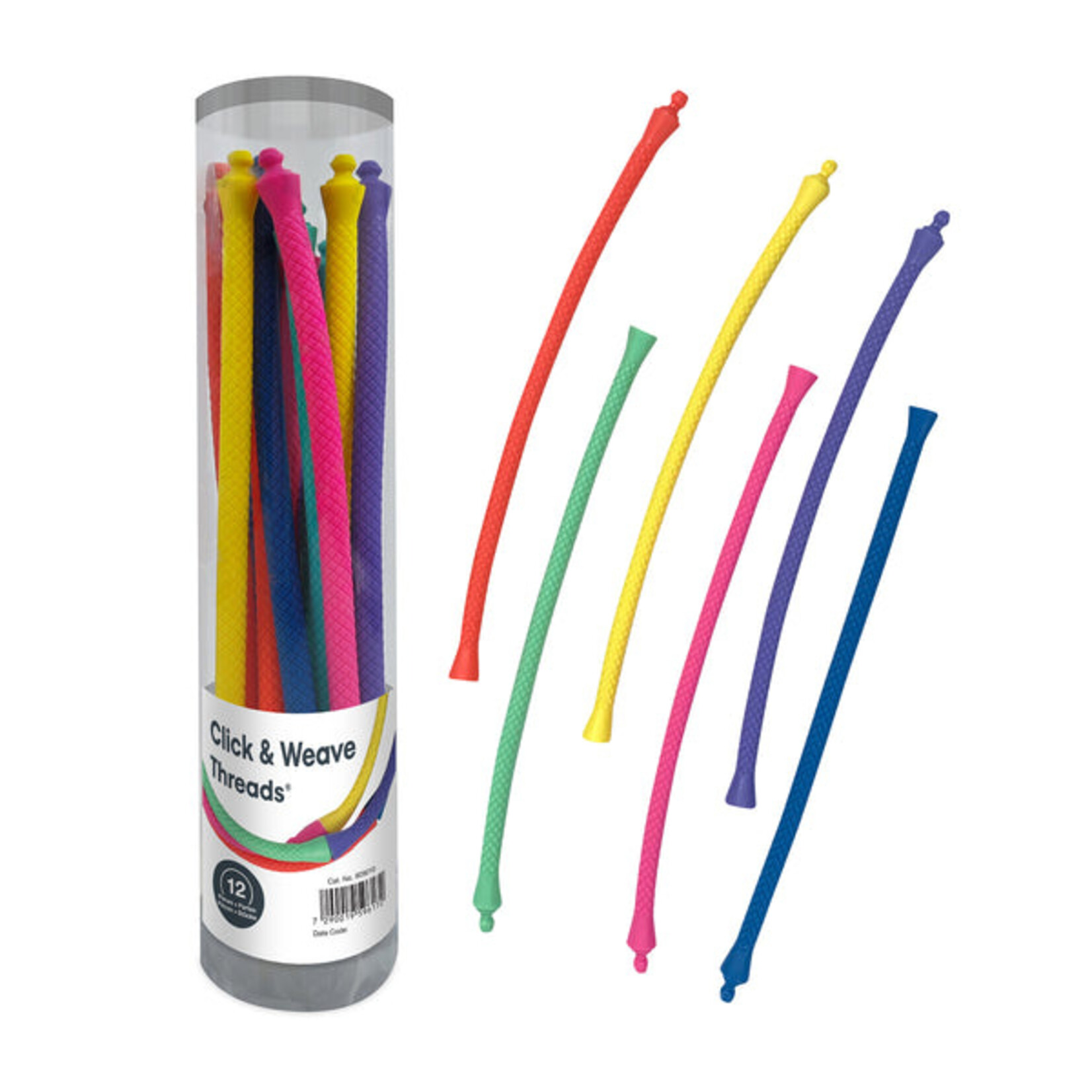 EDUSHAPE EDUSHAPE CLICK & WEAVE THREADS 12PC