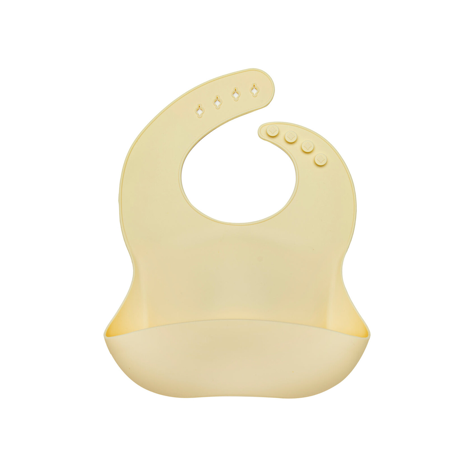 LOULOU LOLLIPOP LOULOU LOLLIPOP SILICONE BIB - SOLID