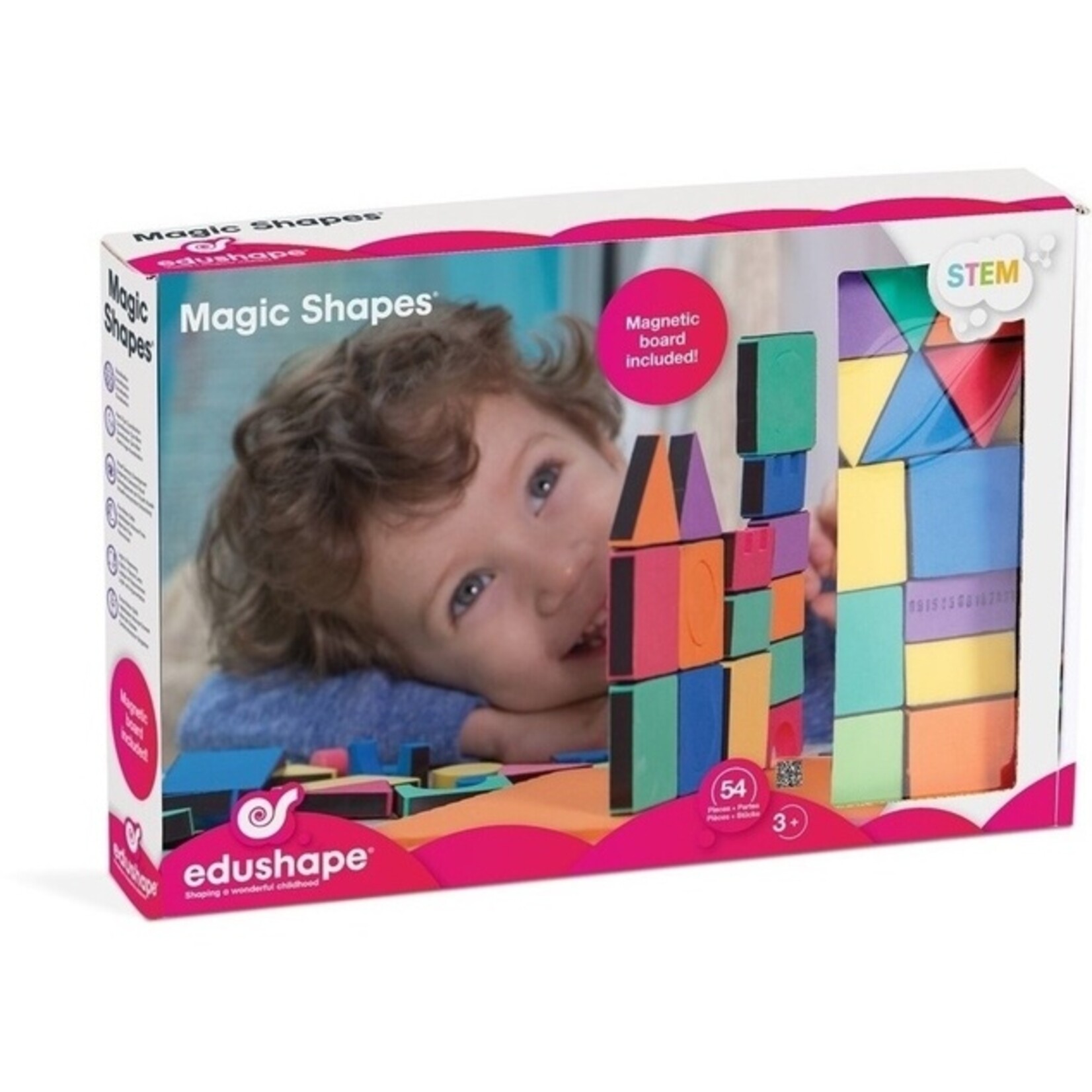EDUSHAPE EDUSHAPE MAGIC SHAPES MAGNETIC TILES