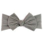 BABY WISP BABY WISP HEADBAND - GREY BOW