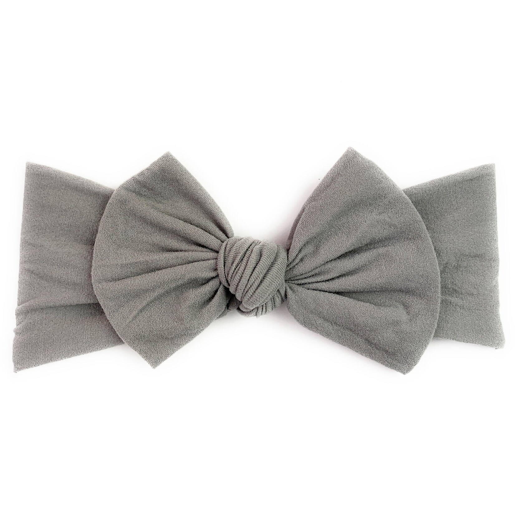 BABY WISP BABY WISP HEADBAND - GREY BOW