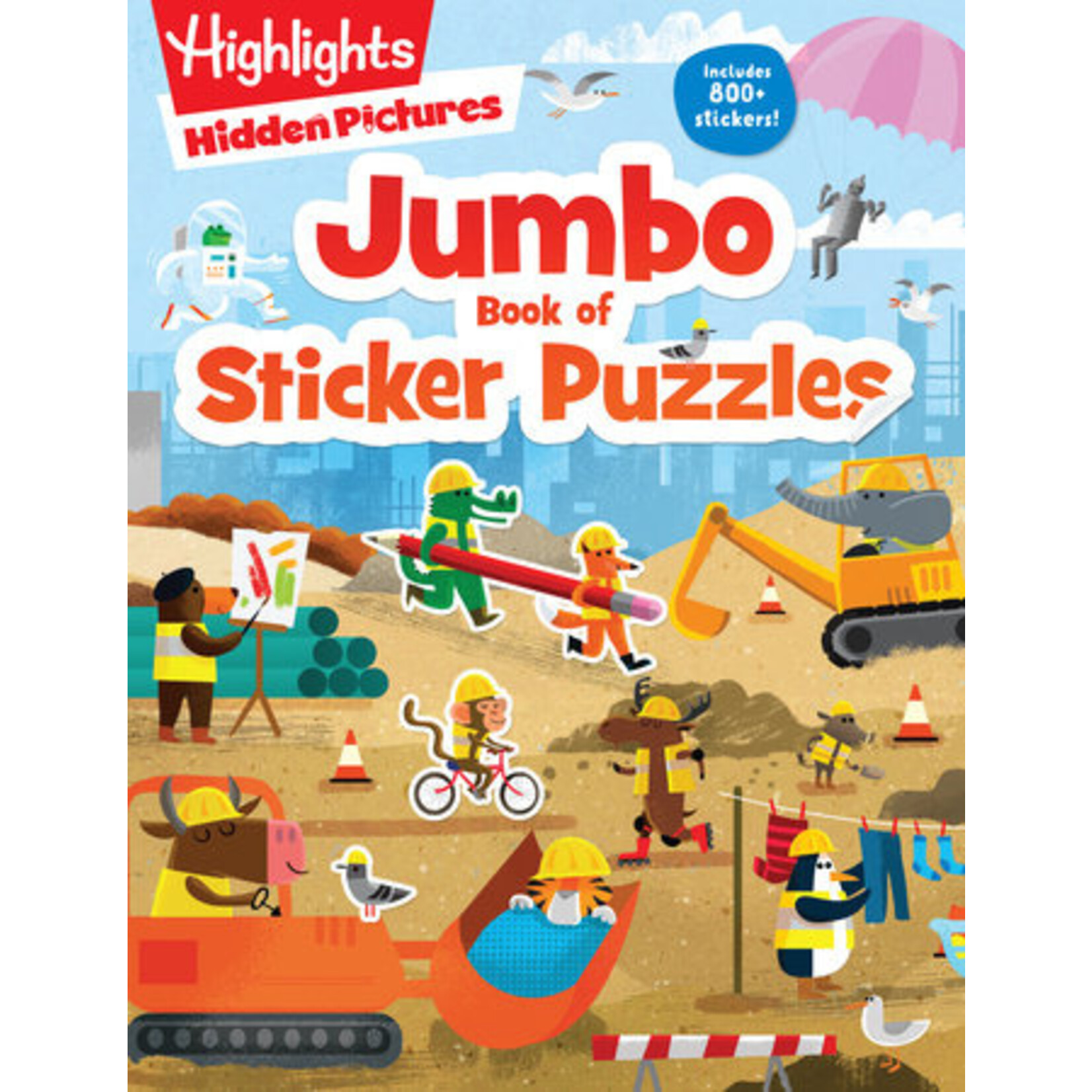 HIGHLIGHTS HIGHLIGHTS HIDDEN PICTURES: JUMBO BOOK OF STICKER PUZZLES