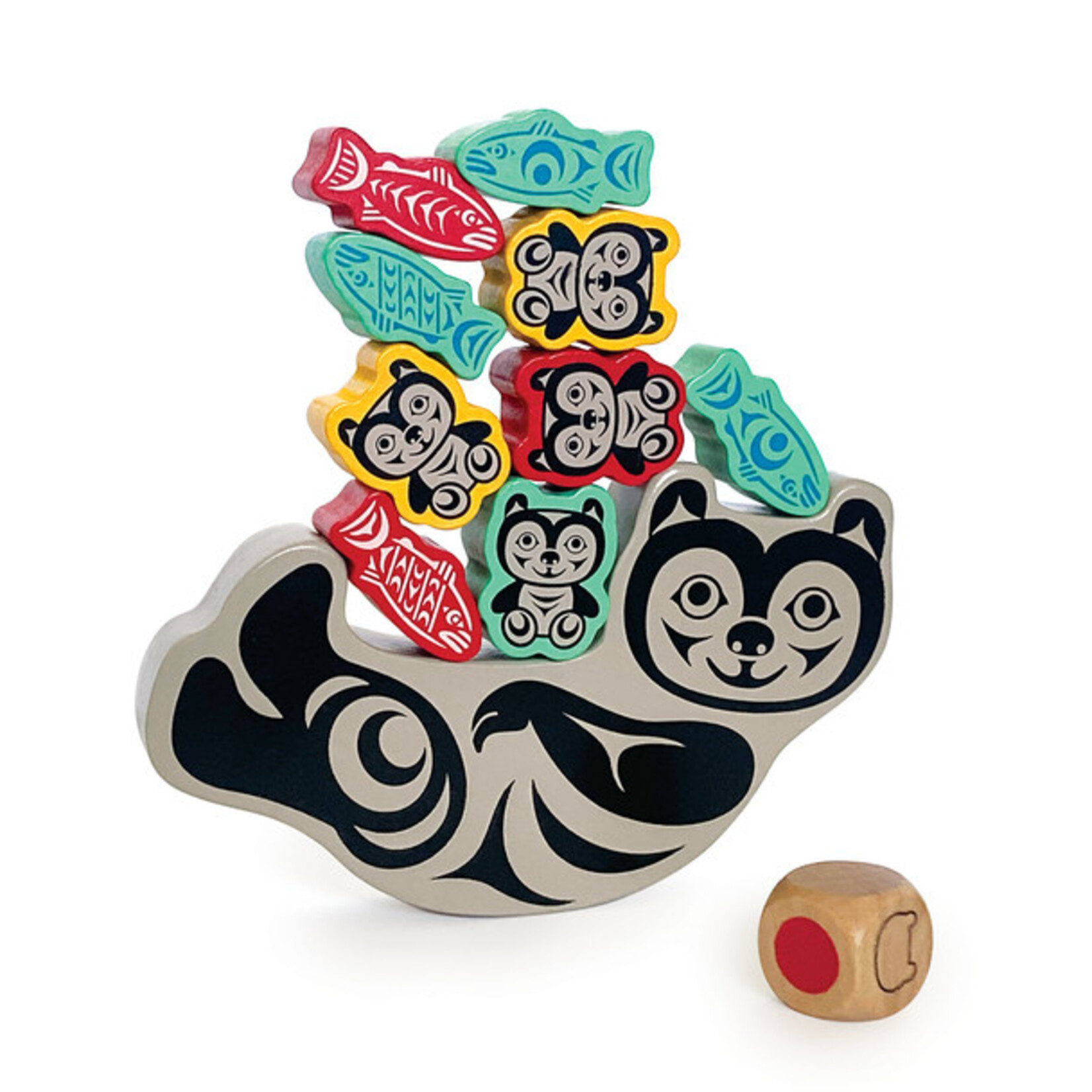 NATIVE NORTHWEST BEAR & CUBS BALANCING GAME